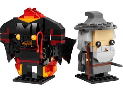 LEGO BrickHeadz The Lord of the Rings Gandalf the Grey and Balrog (40631)