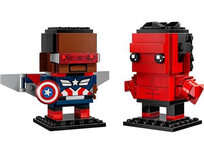 LEGO BrickHeadz Marvel Super Heroes Captain America & Red Hulk Figures (40668)
