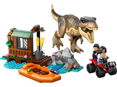 LEGO Jurassic World Rebirth T. rex River Escape 76975