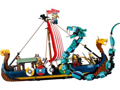 LEGO Creator 3 in 1 Viking Ship and the Midgard Serpent 31132
