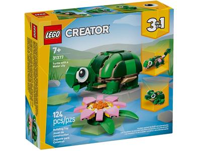 LEGO 31377 Creator 3 in 1 Turtle with a Water Lily Flower