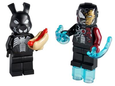 Spider-Man versus Venom and Iron Venom (40454 LEGO)