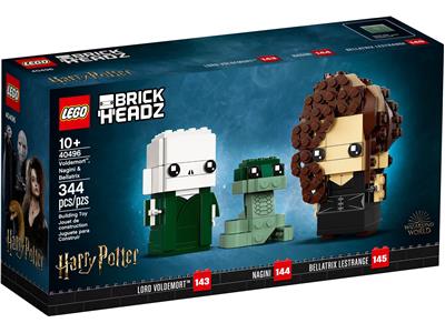 LEGO BrickHeadz Wizarding World Voldemort, Nagini & Bellatrix (40496)