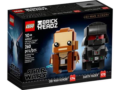LEGO BrickHeadz Star Wars Obi-Wan Kenobi and Darth Vader (40547)