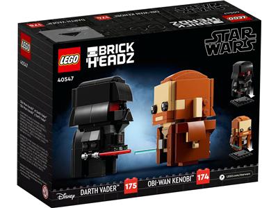 LEGO BrickHeadz Star Wars Obi-Wan Kenobi and Darth Vader (40547)