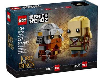 BrickHeadz The Lord of the Rings Legolas & Gimli (40751)