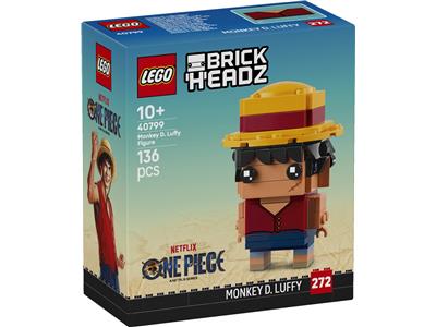 LEGO BrickHeadz One Piece Monkey D. Luffy Figure (40799)