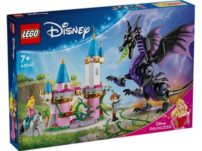 LEGO Disney Sleeping Beauty Maleficent's Dragon Form and Aurora's Castle 43240
