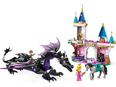 LEGO Disney Sleeping Beauty Maleficent's Dragon Form and Aurora's Castle 43240