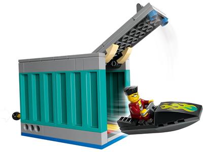 LEGO City Police Speedboat and Crooks' Hideout 60417