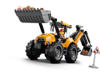 LEGO 60480 City Construction Yellow Backhoe Loader