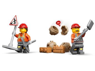LEGO 60480 City Construction Yellow Backhoe Loader