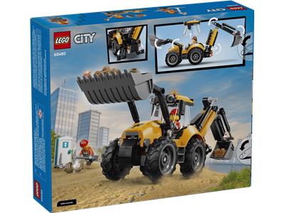 LEGO 60480 City Construction Yellow Backhoe Loader