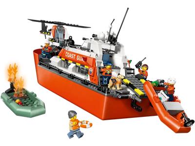 60504 LEGO City Coast Guard Rescue Boat & Helicopter