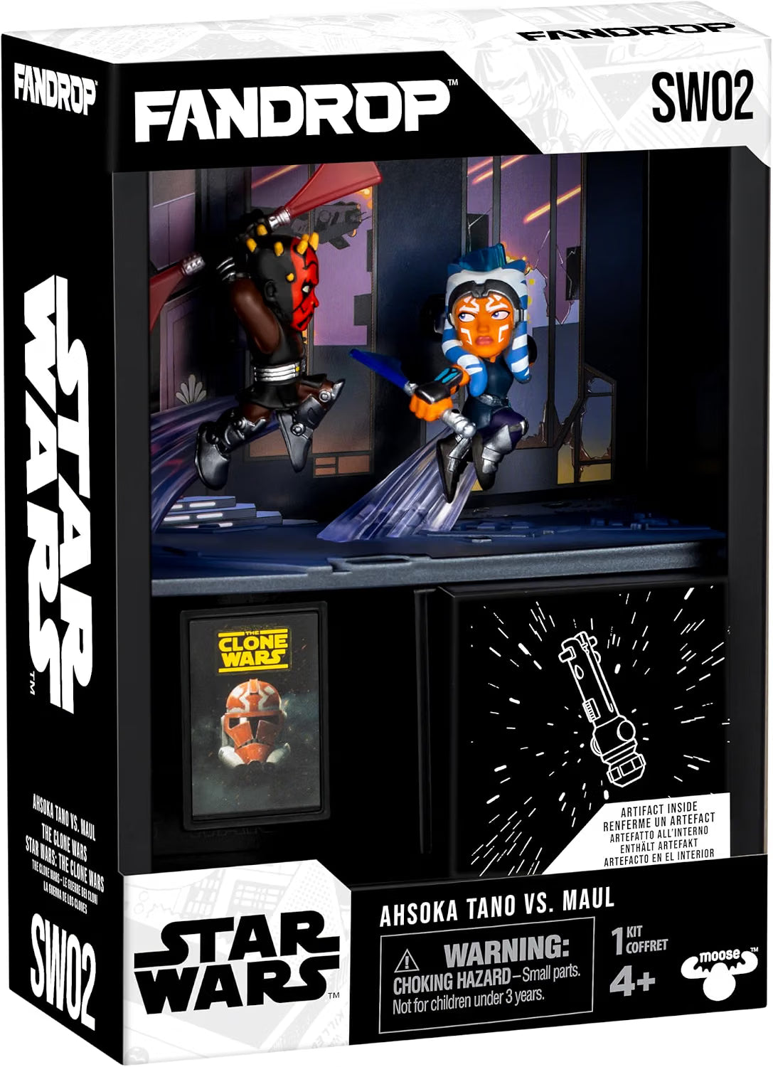 FANDROP SW02-Star Wars: The Clone Wars™ - Ahsoka Tano VS. Maul Combines Diorama