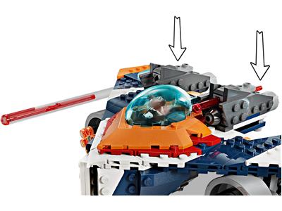 Guardians of the Galaxy Rocket's Warbird vs. Ronan (76278 LEGO)