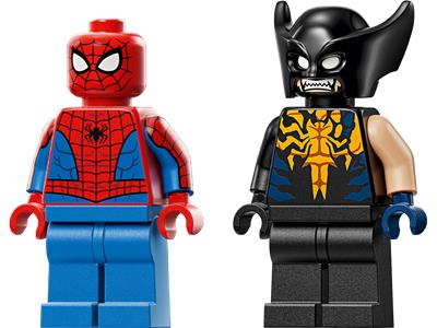 LEGO Spider-Man Car vs. Venomized Wolverine 76336