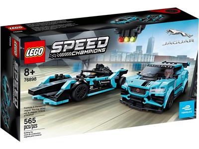 LEGO 76898 Speed Champions Formula E Panasonic Jaguar Racing GEN2 Car & Jaguar I-PACE eTROPHY