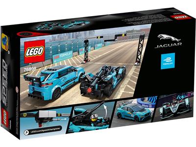 LEGO 76898 Speed Champions Formula E Panasonic Jaguar Racing GEN2 Car & Jaguar I-PACE eTROPHY