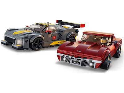 LEGO 76903 Speed Champions Chevrolet Corvette C8.R Race Car and 1968 Chevrolet Corvette