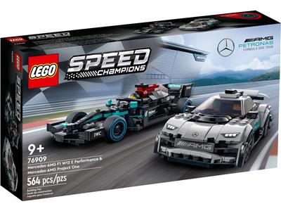 LEGO Speed Champions Mercedes-AMG F1 W12 E Performance & Mercedes-AMG Project One (76909)