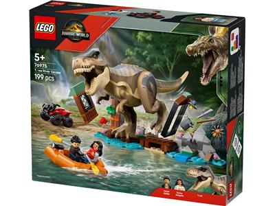 LEGO Jurassic World Rebirth T. rex River Escape 76975