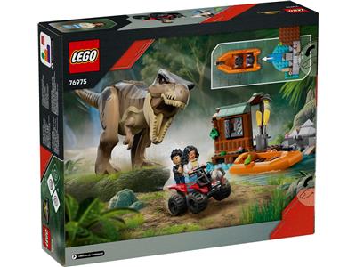 LEGO Jurassic World Rebirth T. rex River Escape 76975