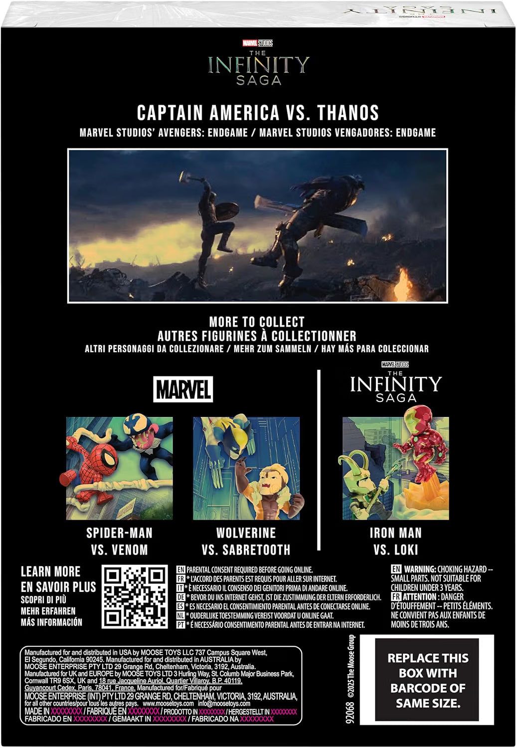 FANDROP MV03-Mavel Studios' Avengers Endgame - Captain America VS. Thanos, Combines An Epic Diorama