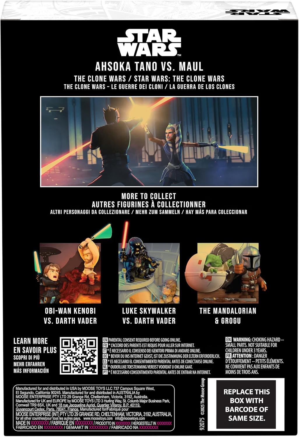 FANDROP SW02-Star Wars: The Clone Wars™ - Ahsoka Tano VS. Maul Combines Diorama