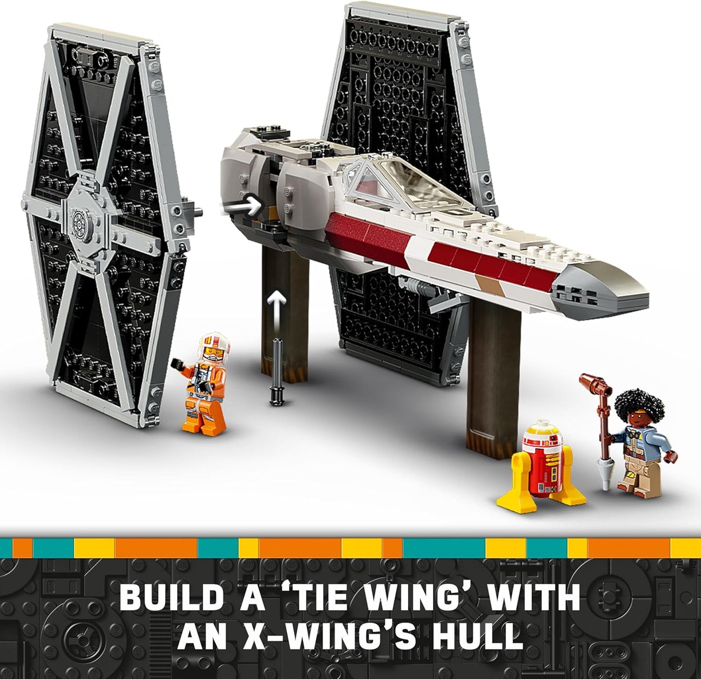 Star Wars Rebuild the Galaxy TIE Fighter & X-Wing Mash-up (75393 LEGO)
