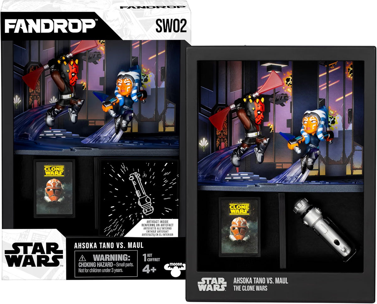 FANDROP SW02-Star Wars: The Clone Wars™ - Ahsoka Tano VS. Maul Combines Diorama