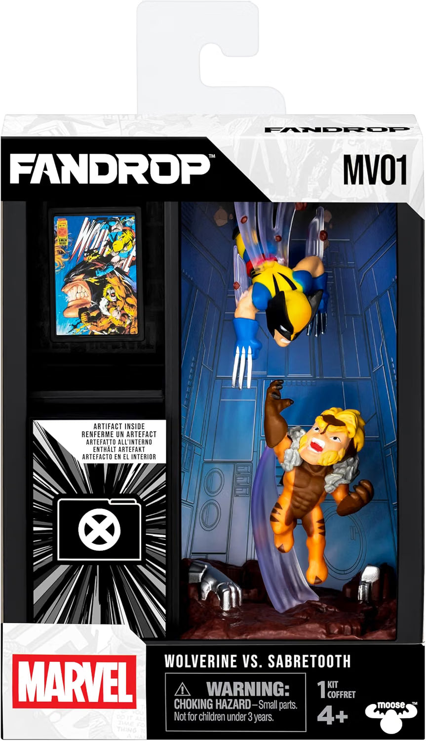 FANDROP MV01-Wolverine VS. Sabretooth, Combines A Displayable Diorama