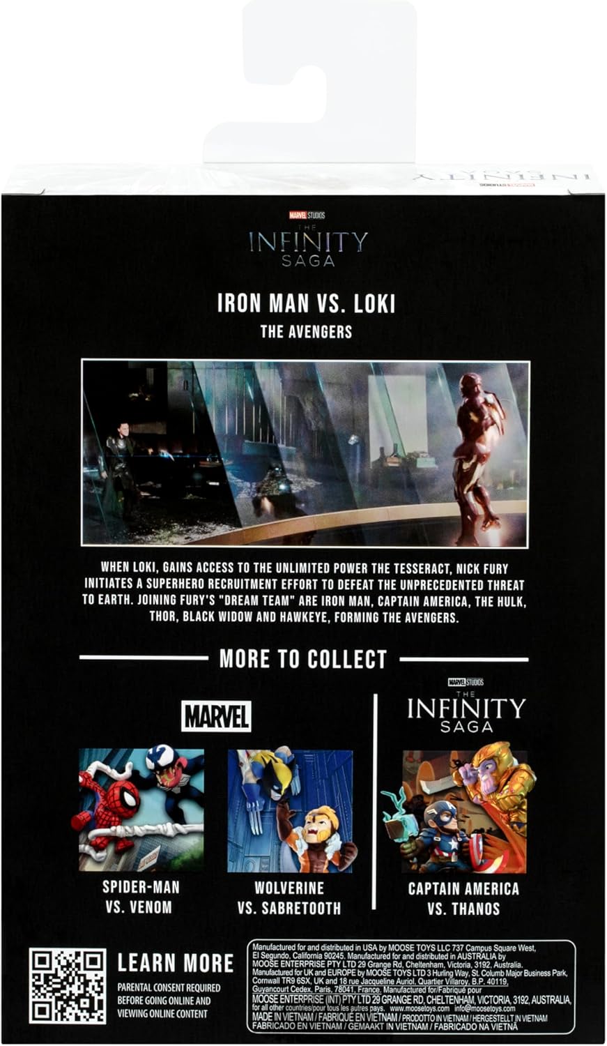 FANDROP MV04-Mavel Studios' The Avengers - Iron Man VS. Loki, Combines An Epic Diorama