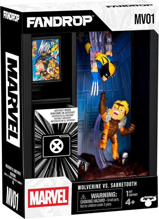 FANDROP MV01-Wolverine VS. Sabretooth, Combines A Displayable Diorama