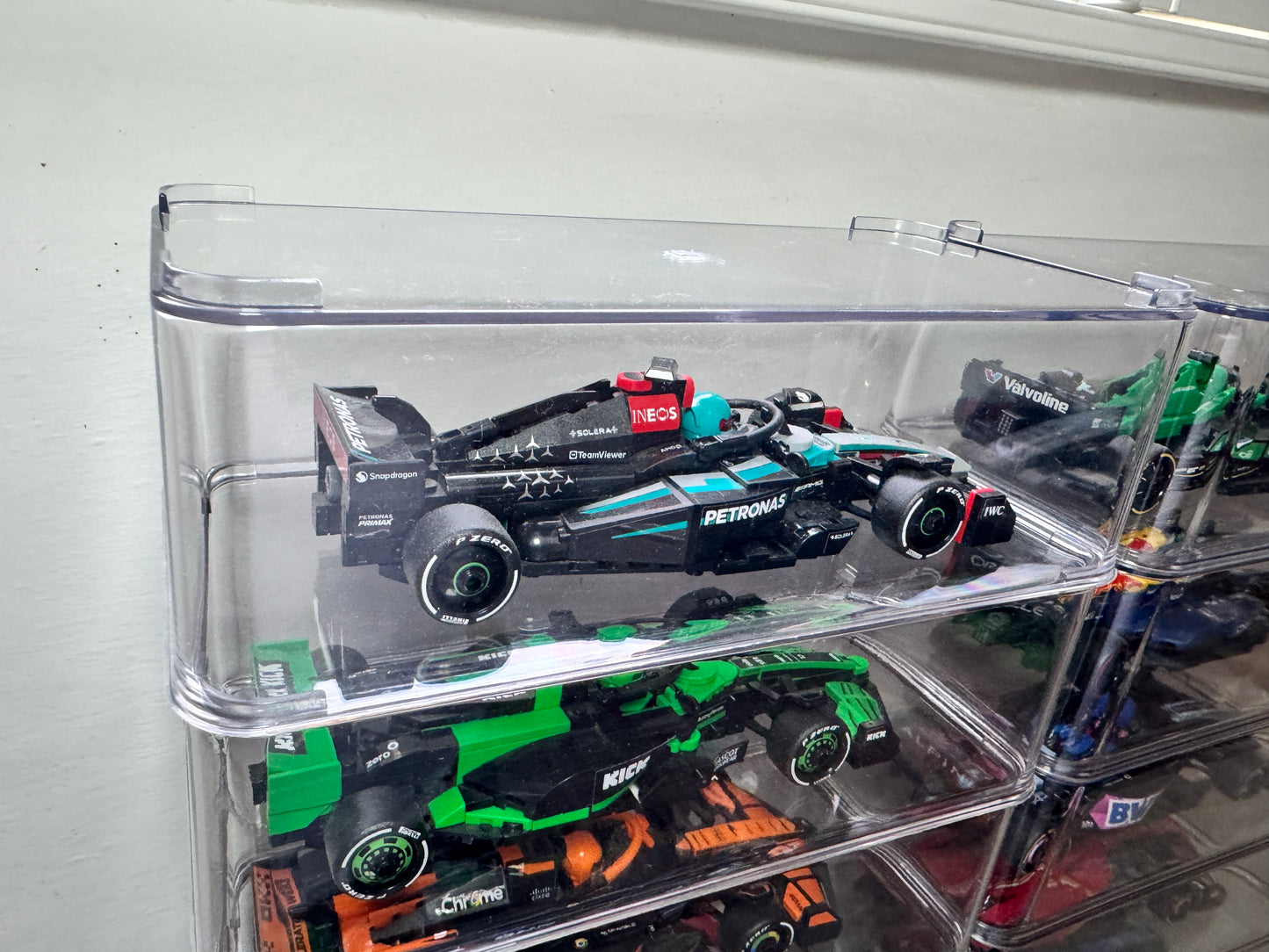 10 x Acrylic Display Cases For Lego F1 Speed Champions - Formula 1 Case Ferrari