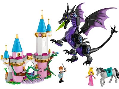 LEGO Disney Sleeping Beauty Maleficent's Dragon Form and Aurora's Castle 43240