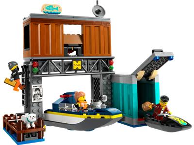 LEGO City Police Speedboat and Crooks' Hideout 60417
